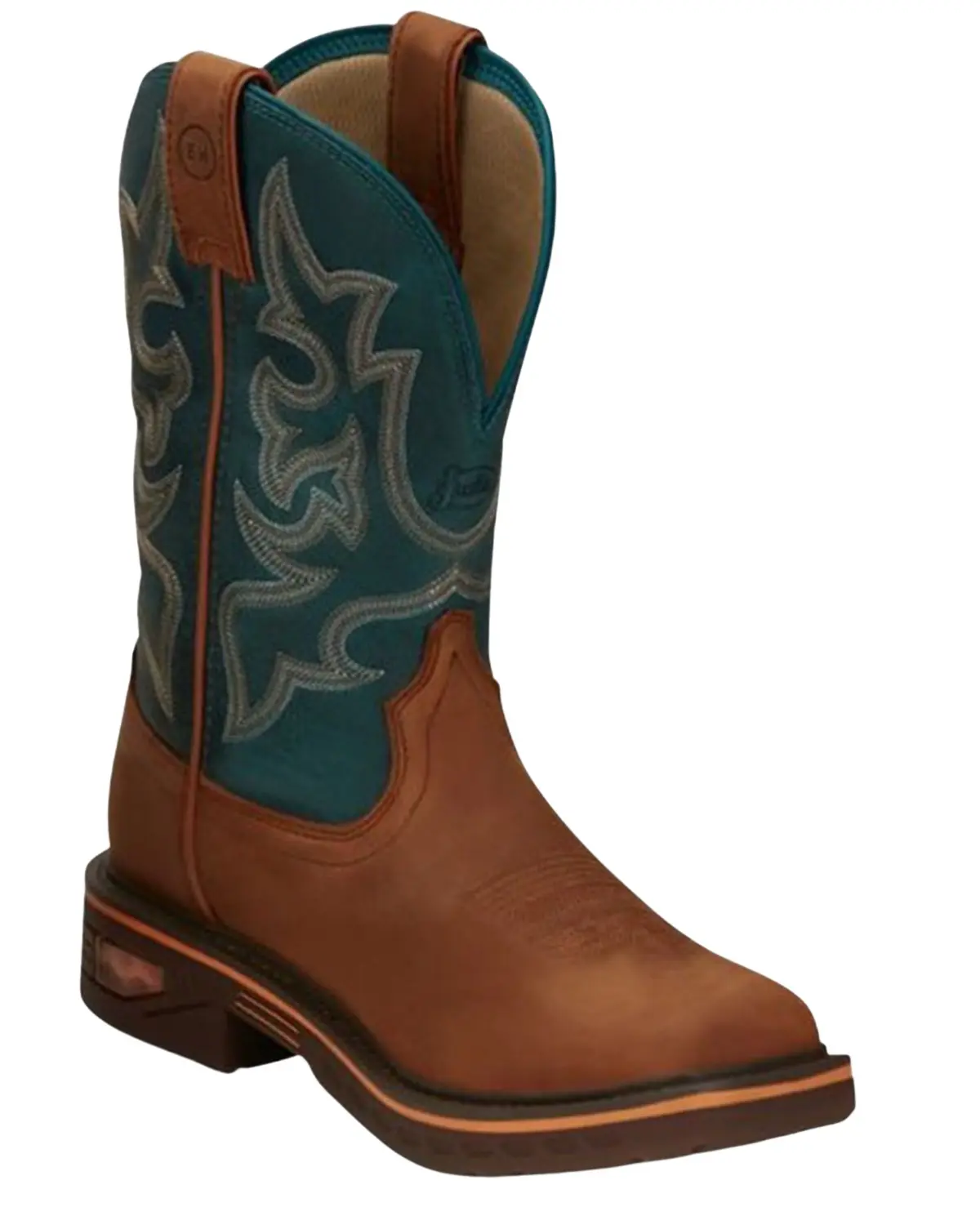 Justin Men's Men'S Resistor Western Work Boot Soft Toe - Cr4009
