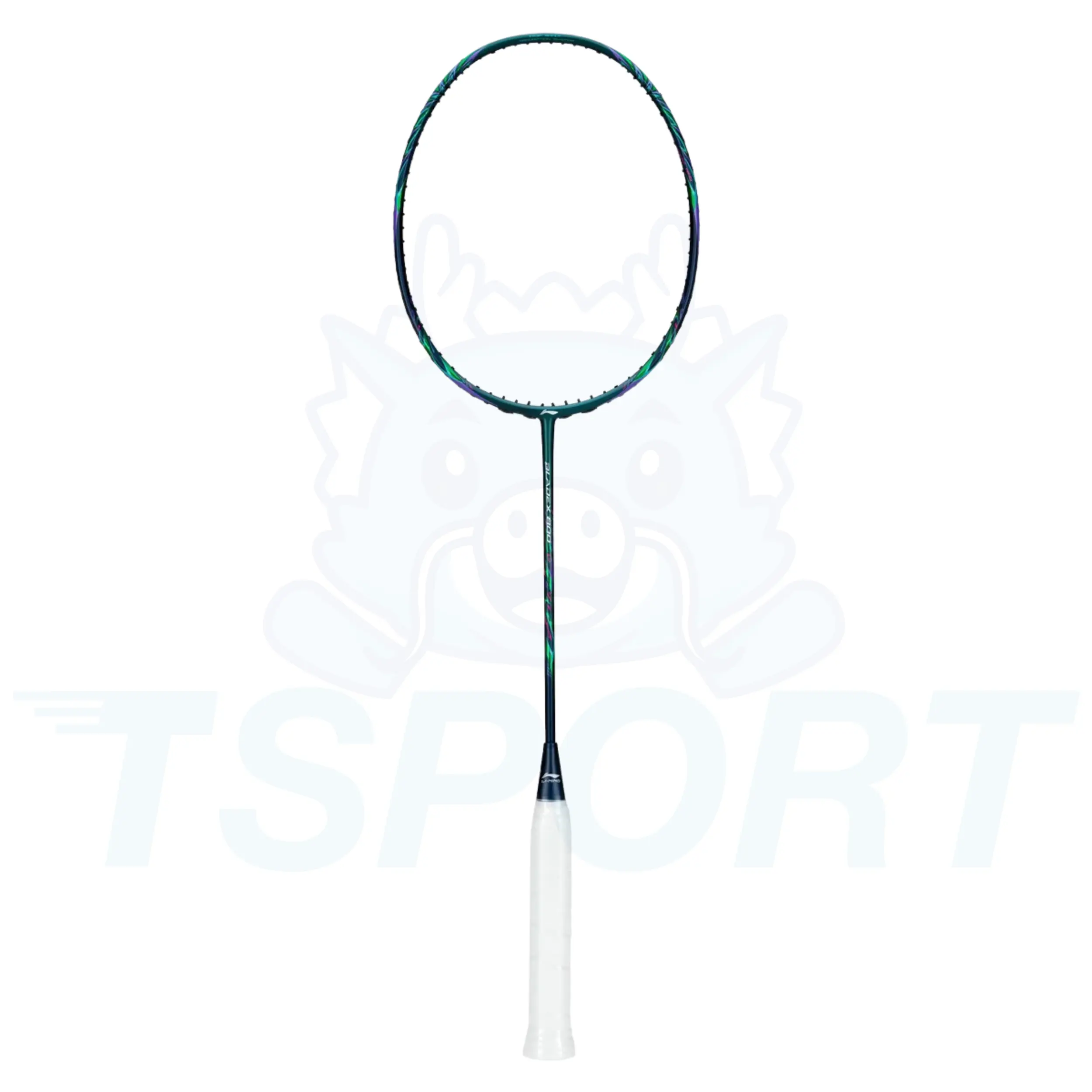 Li-Ning Bladex 800 Badminton Racket - Butterfly Green