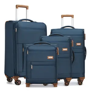 Luggage Sets 4 Piece, Softsied Suitcases with Spinner Wheels