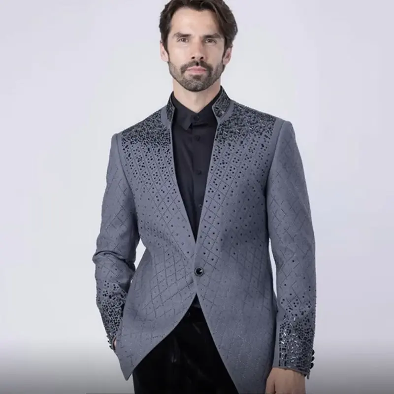 Saco Vaquero Gris/Negro 4EBL53
