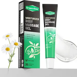 Greenvibes Care Gel, Fast-Absorbing Herbal Blend with Poria Cocos, Cooling Cream for Relaxation & Balance, 0.68 FI Oz