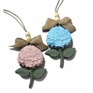 Sassy Saint Hydrangea Freshie Premium Air Freshener for Car Home or Small Space Handcrafted with Unique Designs Long-lasting Fragrance 4-8 Weeks Flowers Garden Vintage Style Car Decor