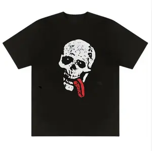 Skull With Tongue T-Shirt, Jesse Pinkman Y2K Tshirt, Movie Tee, Full Size, Full Color, Gift For Him