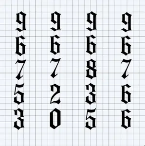 Zip Codes Of Hawai'i Decal - Vertical Decals