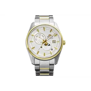 Orient Stretto Day & Night | Automatic / Hand-Winding | 41.5 mm Dress Watch | Sapphire Crystal | White Dial, RA-AK0312S30B
