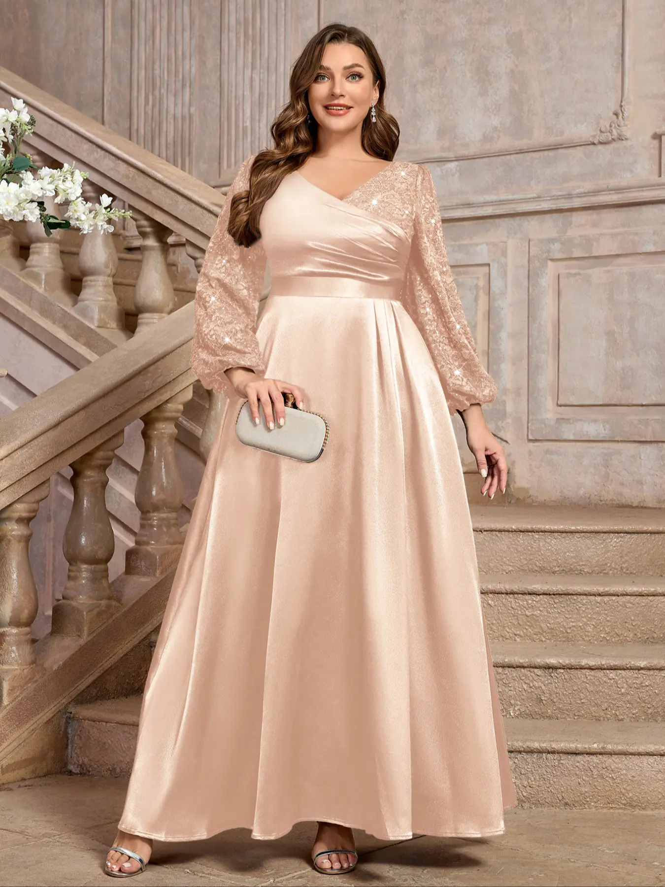 Nox Anabel Strapless Sequin Lace Prom Dress D1263 light blue - TikTok Shop Nox Anabel Strapless Sequin Lace Prom Dress D1263 light blue - TikTok Shop