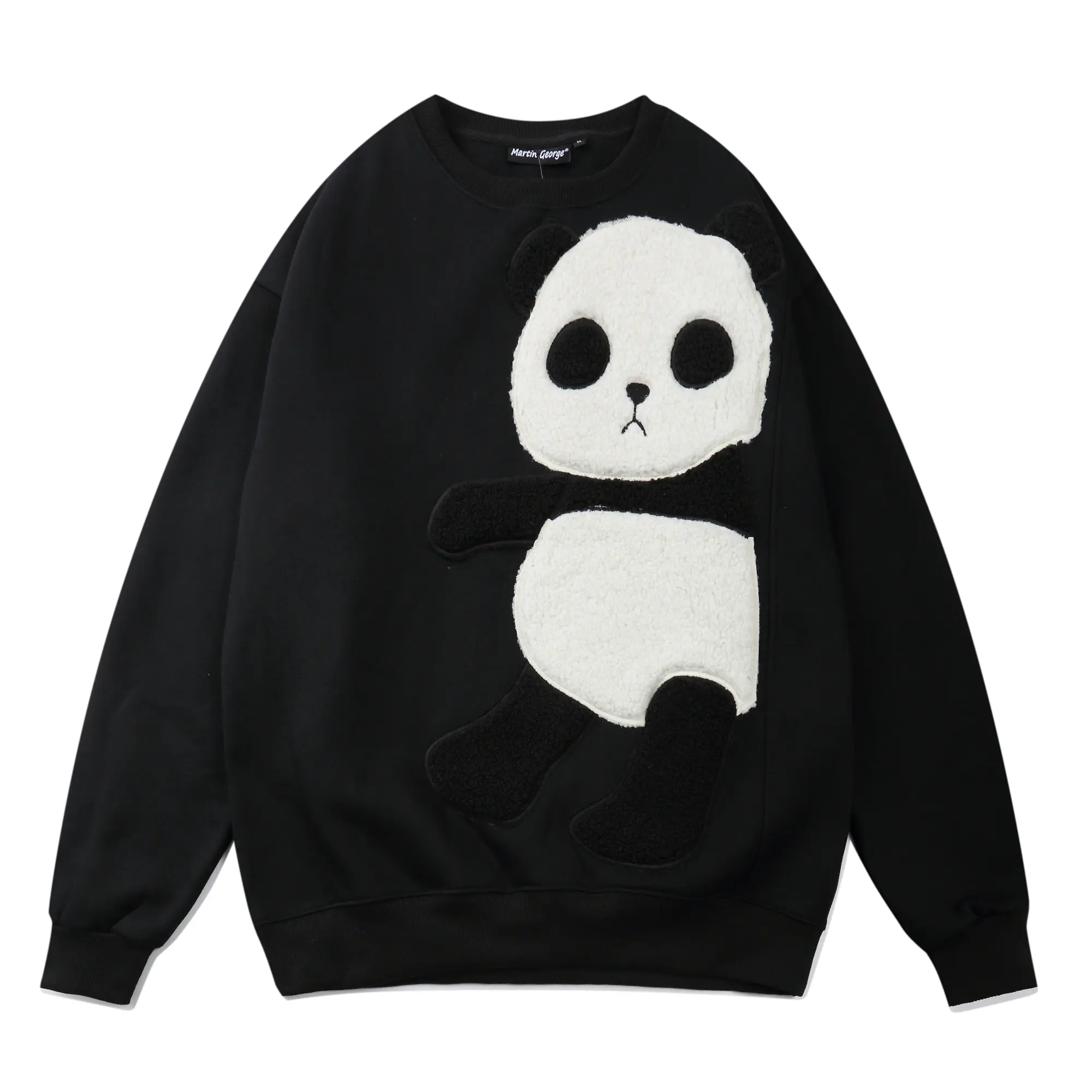 Niepce Streetwear Sweatshirt Furry Panda Crewneck Pullover
