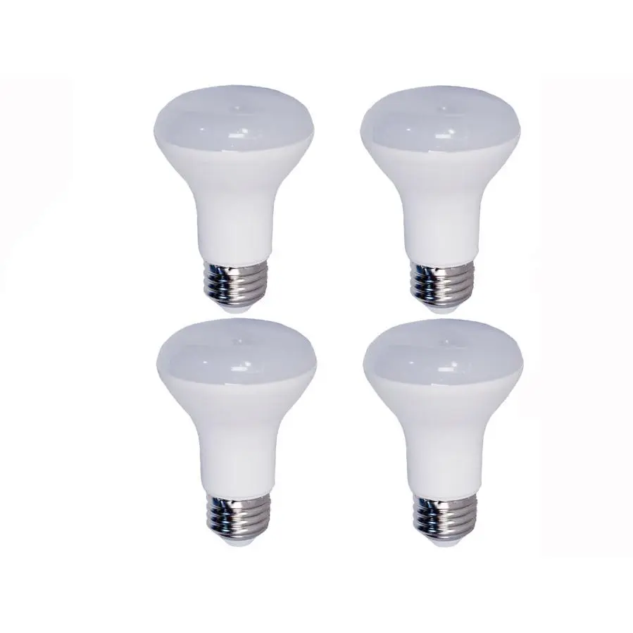 4-PACK BR20 LED Bulbs Indoor Flood Light,R20 Dimmable 60W Equivalent To 8W, E26 Medium Base, Recessed Can Lights, 90 CRI Daylight White 6000K