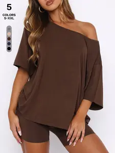 Women Casual Lounge Set, Comfortable Summer, Perfect for Relaxing at Home, Stylish and Cozy Clothing for Women