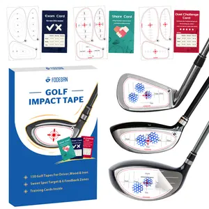 FODESAN Golf Impact Tape – 2025 Innovative Training & Battle Golf Edition – Club Face Stickers for Drivers, Irons & Woods – Instant Swing Feedback, Interactive Practice,Great Golf Gift for Men & Dads
