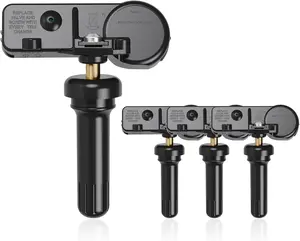 TPMS Sensor 4-Pack GM,315Mhz Tire Pressure Monitor Sensors Compatible with GM Chevy Buick GMC Pontiac Hummer Saturn Replace OE#13581558 13586335 13598771 13598772