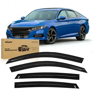 Nilight Window Rain Guards for Honda Accord 2018 2019 2020 2021 2022 2023, Window Wind Deflectors Vent Visors, Tape on-4PCS Auto Accessories Car Accessories Vehicle
