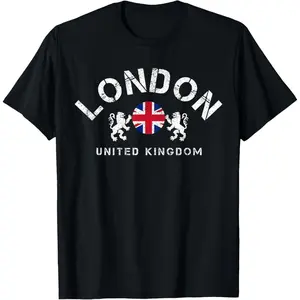 London UK United Kingdom Union Jack England Souvenir Gift T-Shirt