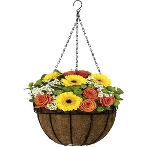 Hanging Planter Baskets w/Coco Liner (4-Pack)