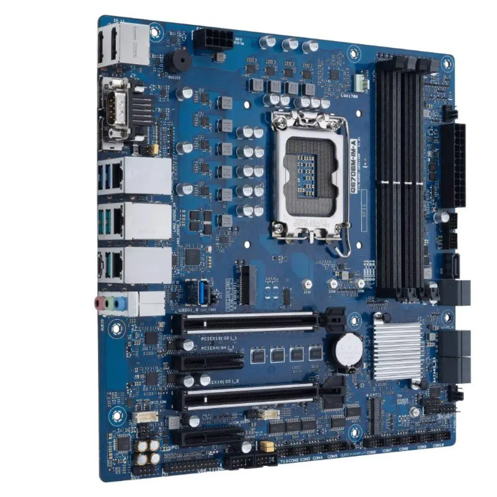 Asus Q670E Micro-ATX motherboard, LGA1700 Socket for 14th/13th/12th Gen Intel CPU