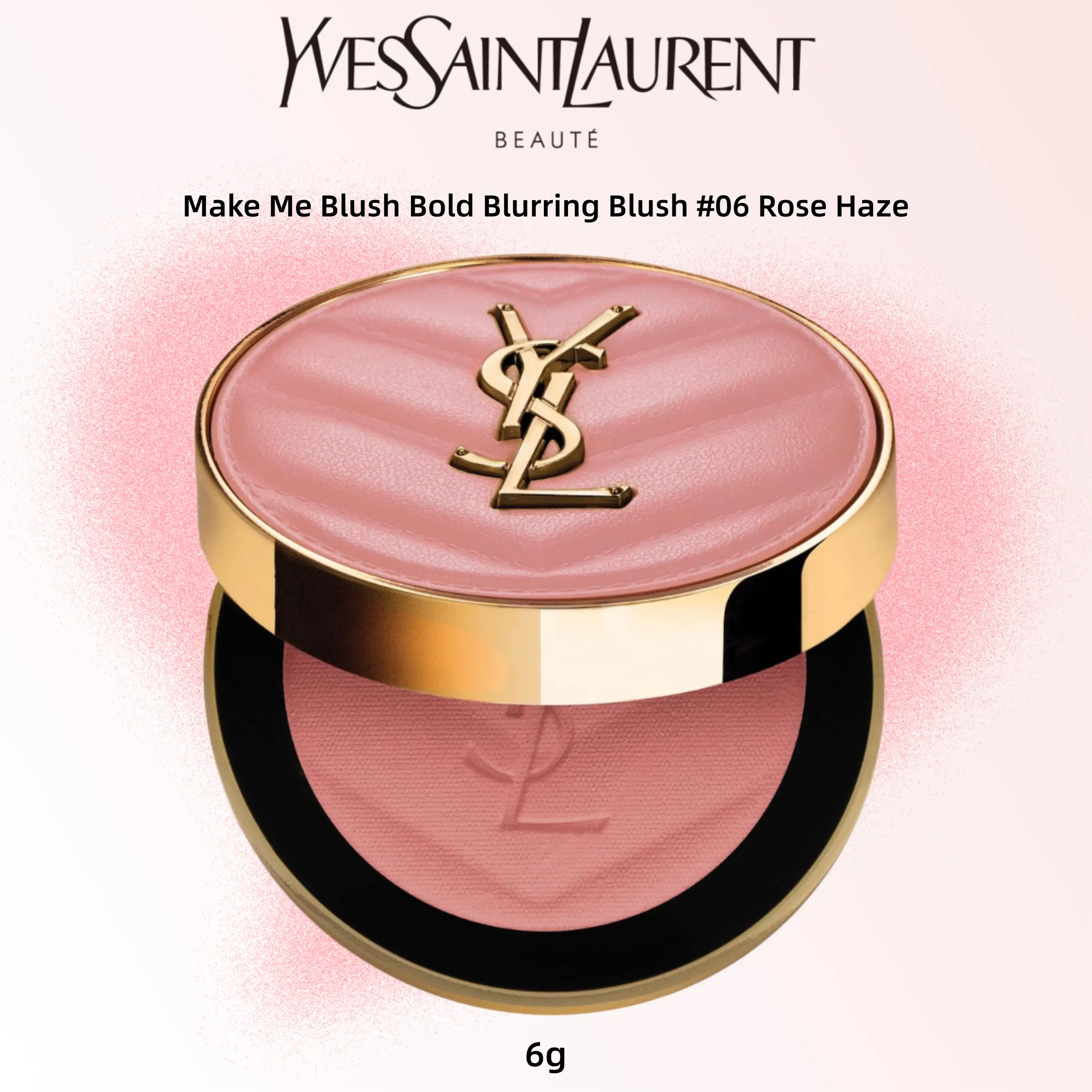 Yves Saint Laurent Make Me Blush Bold Blurring Blush #06 Rose Haze 6g - Perfect for a Natural Glow
