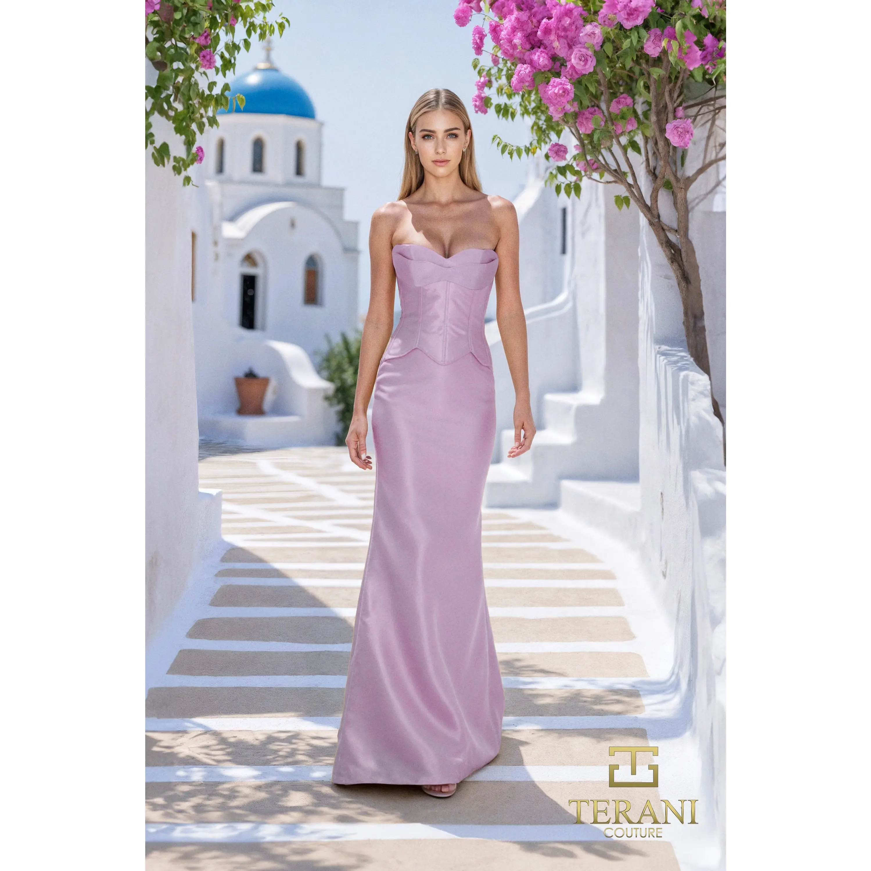 Sweetheart Mikado Sheath Gown