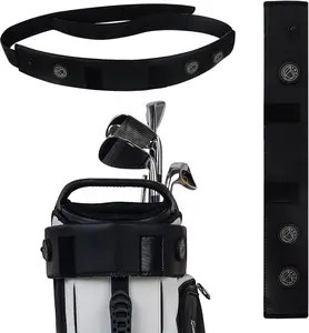 Golf Cart Strap Sleeve With Strong Magnet Golf Cart Strap Accessories - Protect Golf Bag From Being Scratched