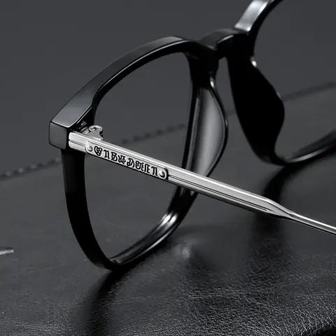 2025 New Square Party Blue Light Glasses - TR90 Ultra-Light Basic Fashion Eyeglasses for Men, Casual Stylish Protective Plain Eyewear Frame, Lightweight Frame Outdoor Glasses