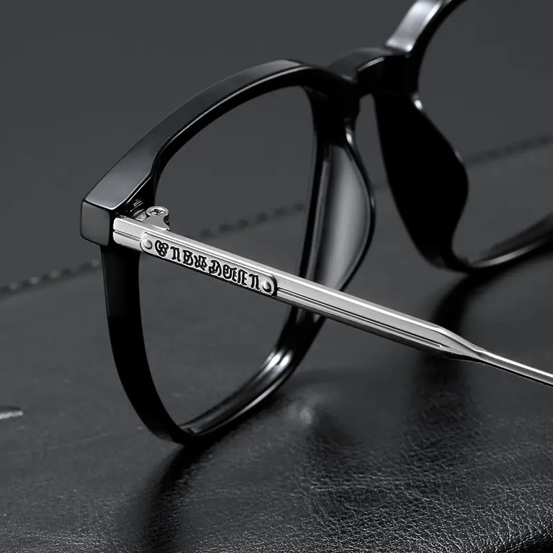 2025 New Party Square Glasses Anti-blue Light TR90 Ultra-light Men And Women Plain Glasses Fashion Natural Glasses Outdoor Glasses Fashionable Eyewear Frame