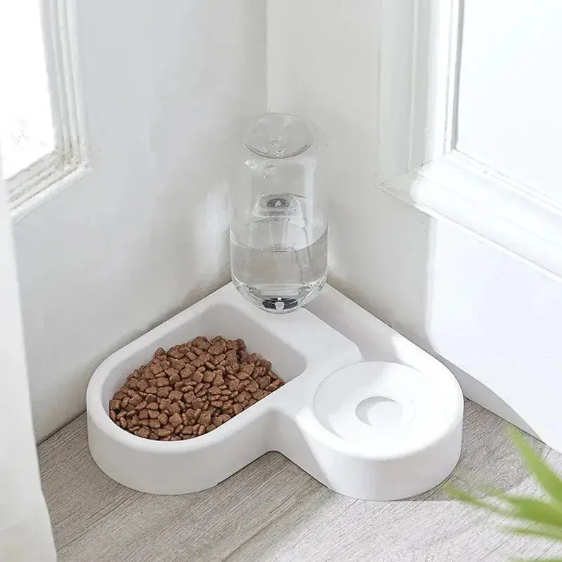 Automatic Pet Water & Food Bowl - Moisture-Proof, Dual-Use for Cats & Dogs, Multi-Functional Automatic Feeding & Drinking Accessory