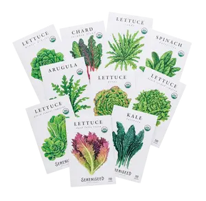 Organic Leafy Greens Seeds (10-Pack)