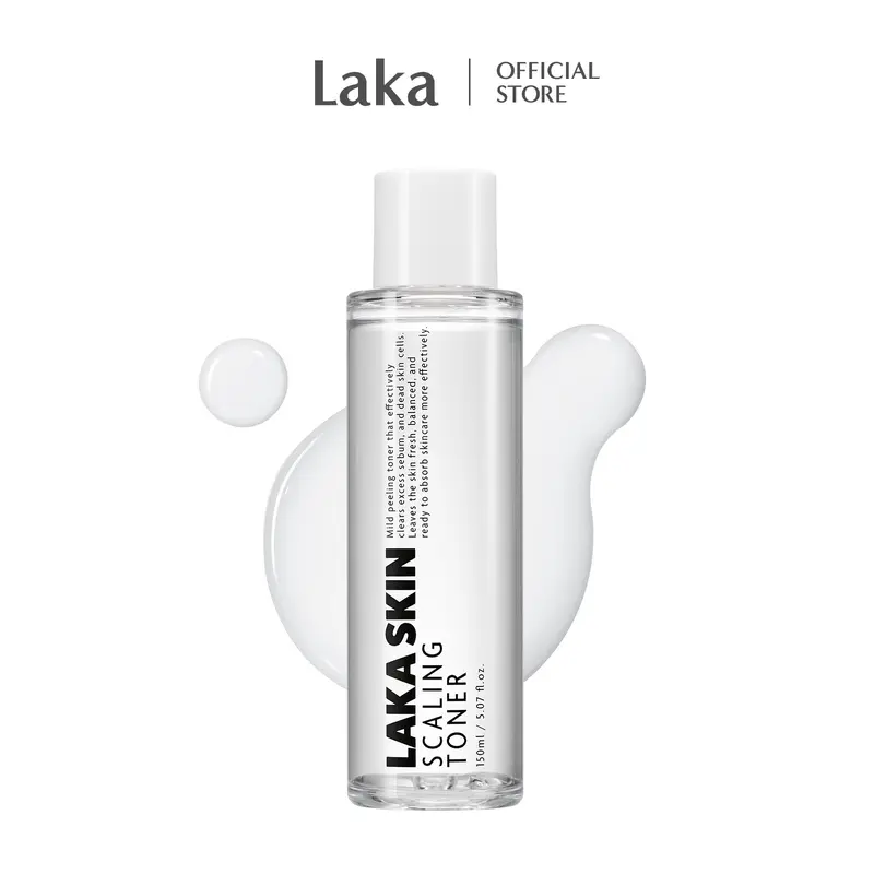 [LAKA SKIN] Scaling Toner - Gentle Daily Exfoliation, Smooths & Preps Skin, AHA·PHA·LHA & Dual PDRN, Korean Skincare