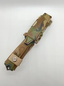 Camping Fixed Blade Knife, Camo handle & Sheath, Portable, Cool design, outdoor gear