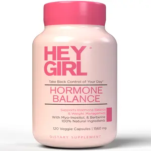 Hey Girl Hormone Balance for Women – 12in1 for PCOS, PMS, Menopause, Mood Swings happy hormone Women's Hormone Balance feminine Vitamin Supplement, myo inositol