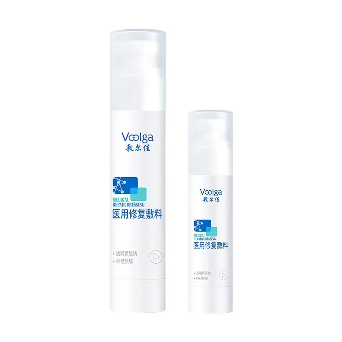 Voolga Medical Repair Dressing Cream - Soothing After Sunburn, Post-Light Therapy, Sensitive Skin Barrier Repair - 50g