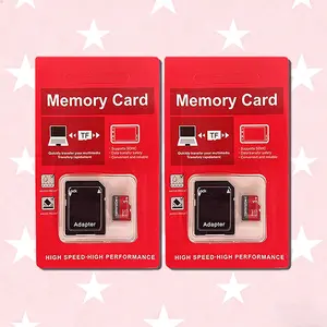 Memory card with adapter micro TF, Micro SD card, waterproof and shock-resistant, compatible with portable game consoles for storage, compatible with dashcam images, smartwatch data, supports vehicle GPS