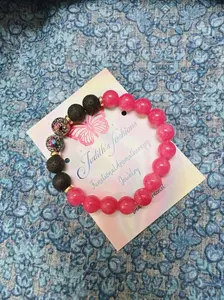 Aromatherapy Bracelet/Essential Oil Diffuser Beaded Bracelet /Lava stone bracelet