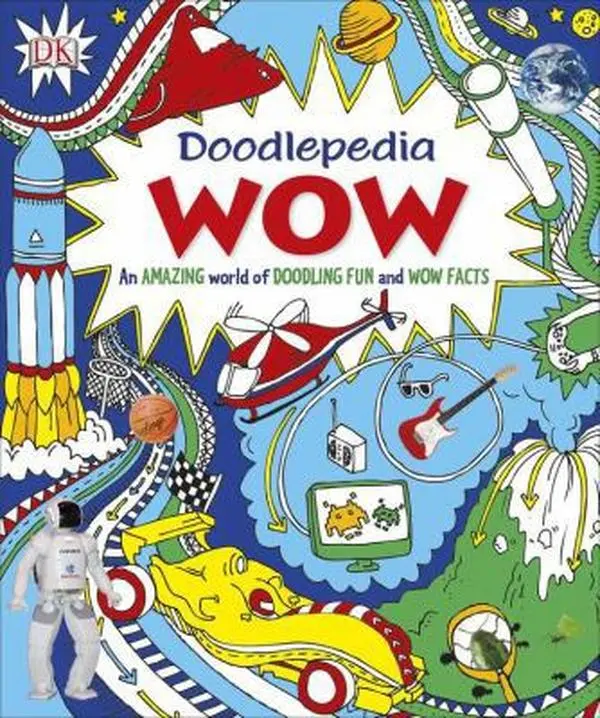 USED Book - Doodlepedia: Wow by DK Publishing (Paperback) - english