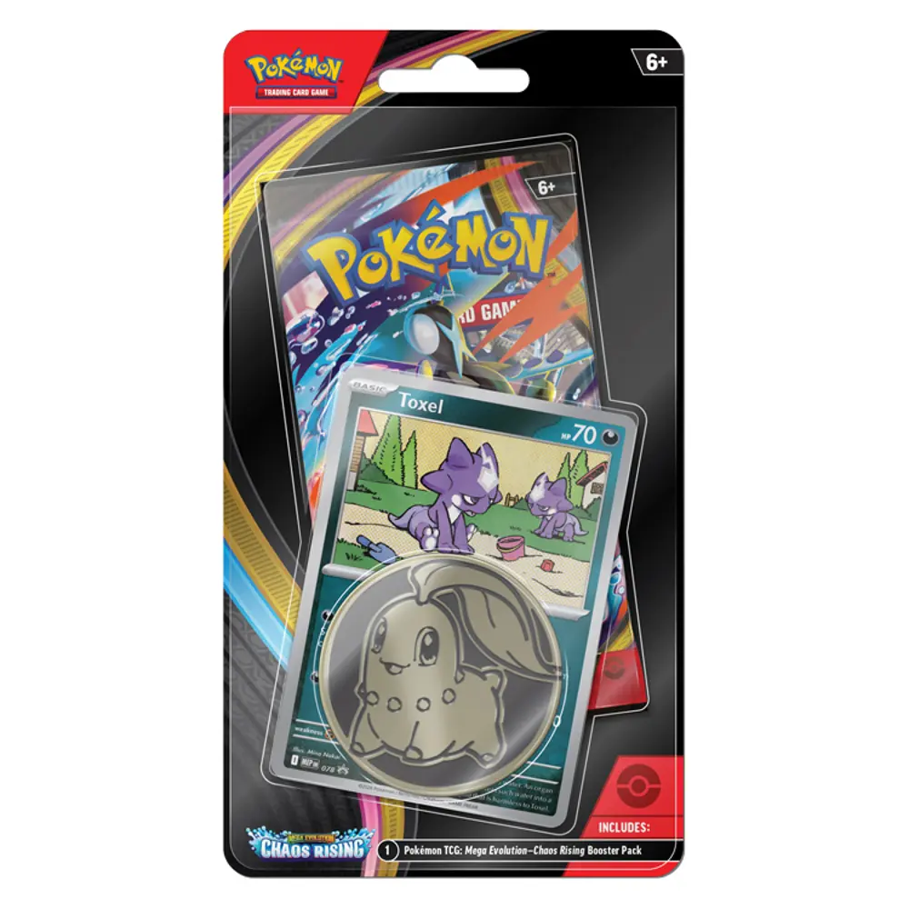 Pokémon TCG: Mega Evolution—Chaos Rising Toxel Promo 1-Pack Blister
