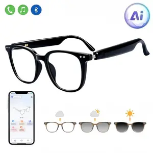 Smart Bluetooth-compatible Glasses Gs07 Ultra-Light Long Battery Life Touch Sensor Fashion Tech Color Changing Ai Translation Cycling Driving Music Gaming