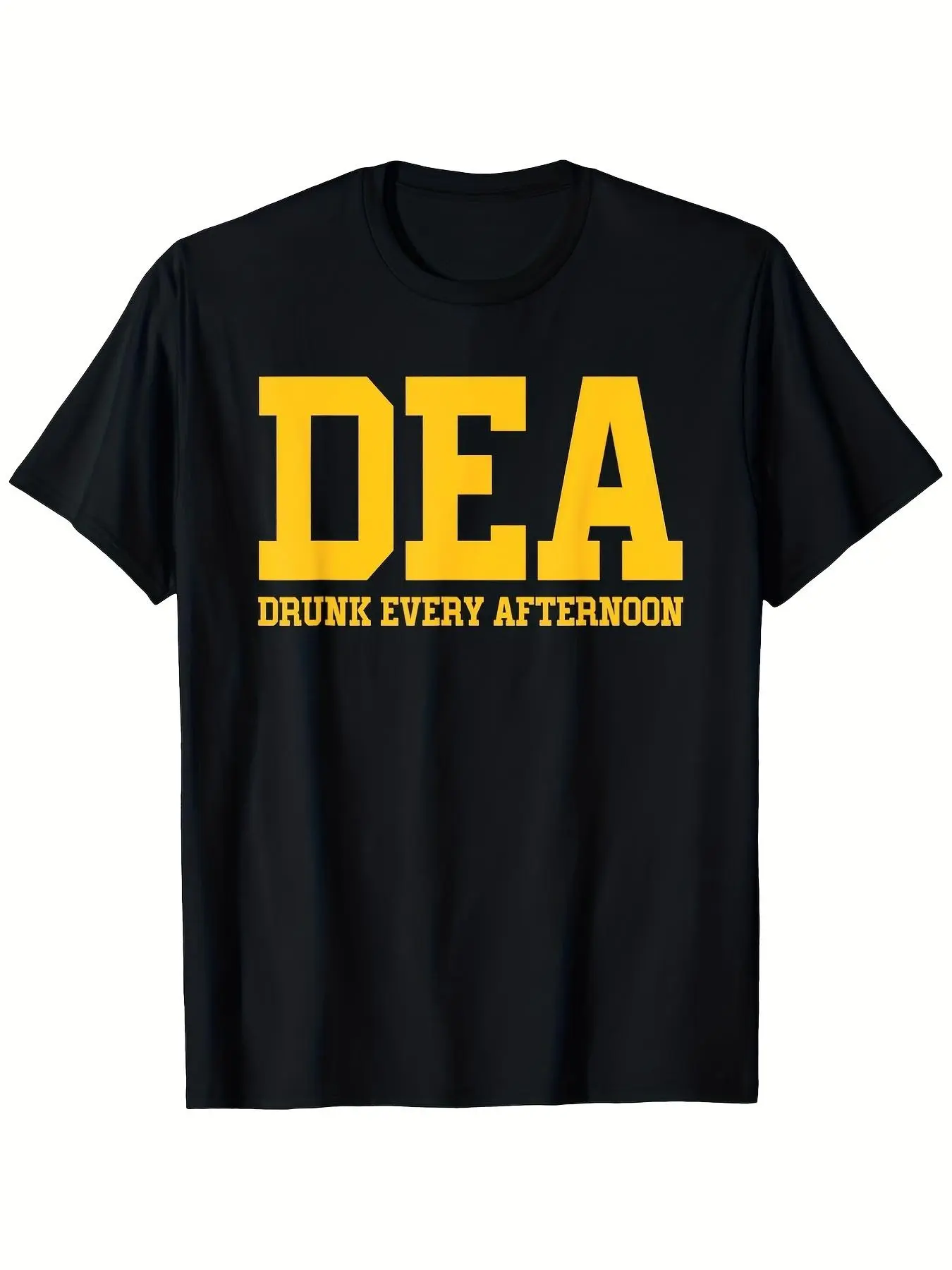 Funny DEA Agent Drinking T-Shirt - DEA Agent Novel unisex soft cotton short sleeve t shirt, vintage graphic casual tee for men women teens, perfect birthday holiday gift for camping travel gym daily street casual wear
