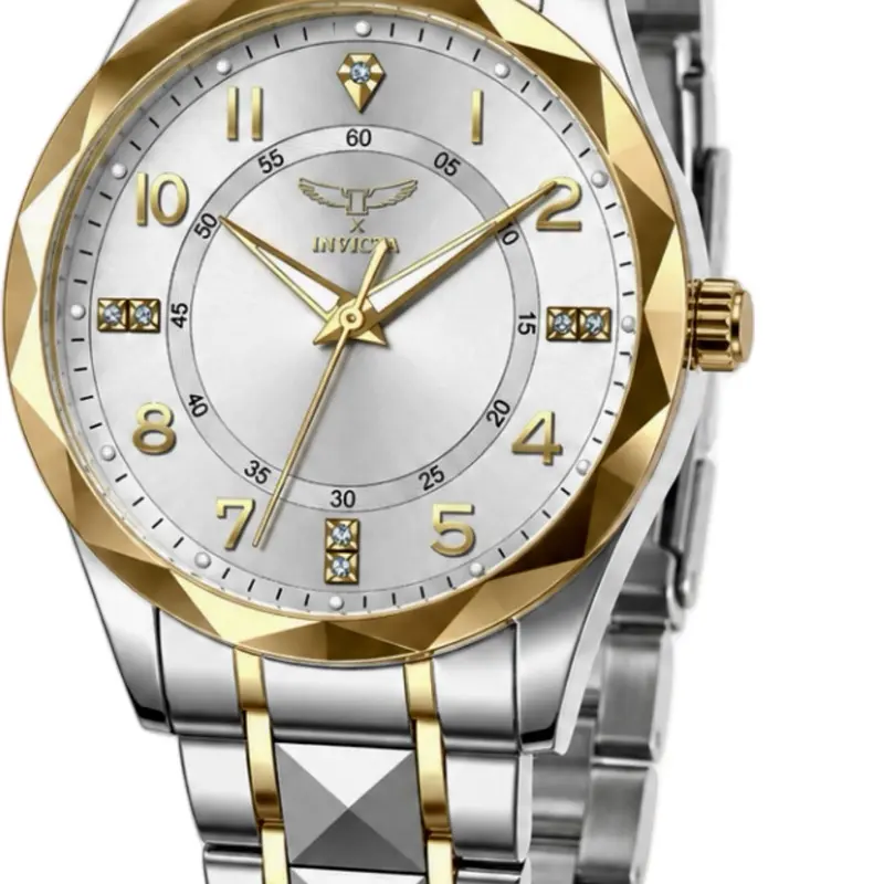 Invicta Men's Watch - Specialty I by Invicta White Dial Two Tone Bracelet #53