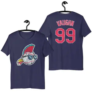 Major League Wild Thing Ricky Vaughn Cleveland Jersey T-Shirt Worn Distressed Jersey Shirt Vintage Retro Baseball Old Time Baseball Shirt Tee