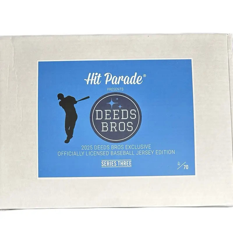 (3 teams) Baseball Jersey Break - 2025 Hit Parade DeedsBros Autographed Baseball Jersey Memorabilia Break. 1 Box per Break. Pick your own team(s)