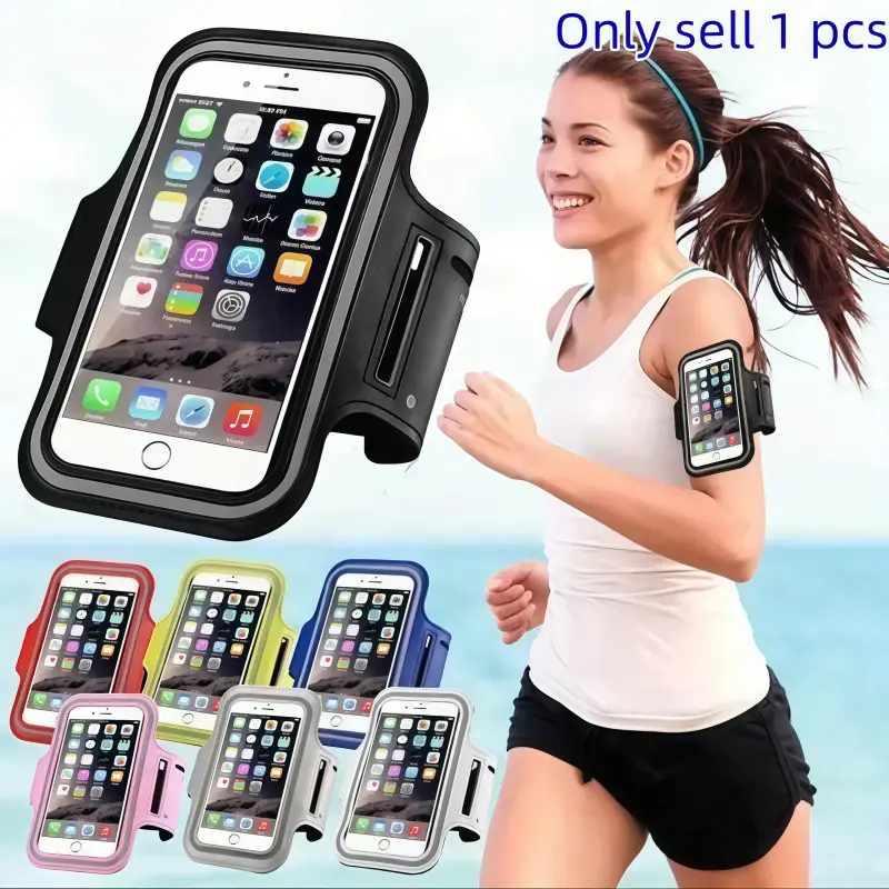 7-Inch Smart Outdoor Sports Phone Holder, Fitness Training Running Wrist Strap, High-Quality Phone Arm Band for Cycling, Gym, Running