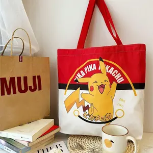 Pokémon Pikachu Tutor Bag, Handbag, Canvas Bag, Backpack, Shoulder Bag, Unisex Tutor Bag, Durable Design, Perfect Gift for Pokémon Fans