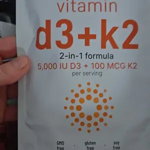 Product Review of Micro Ingredients Vitamin D3 K2 5000IU Softgels | Infused with Sunflower Seed Oil, Vitamin K2 MK7 + Vitamin D Supplement, Non-GMO, No Gluten from D**r **