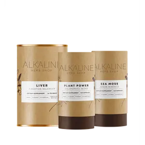 Healthy Liver Bundle - Sea Moss Supplement, Liver Tea Supplement (Happy Liver Tea) and Plant Power Supplement (Chlorophyll)