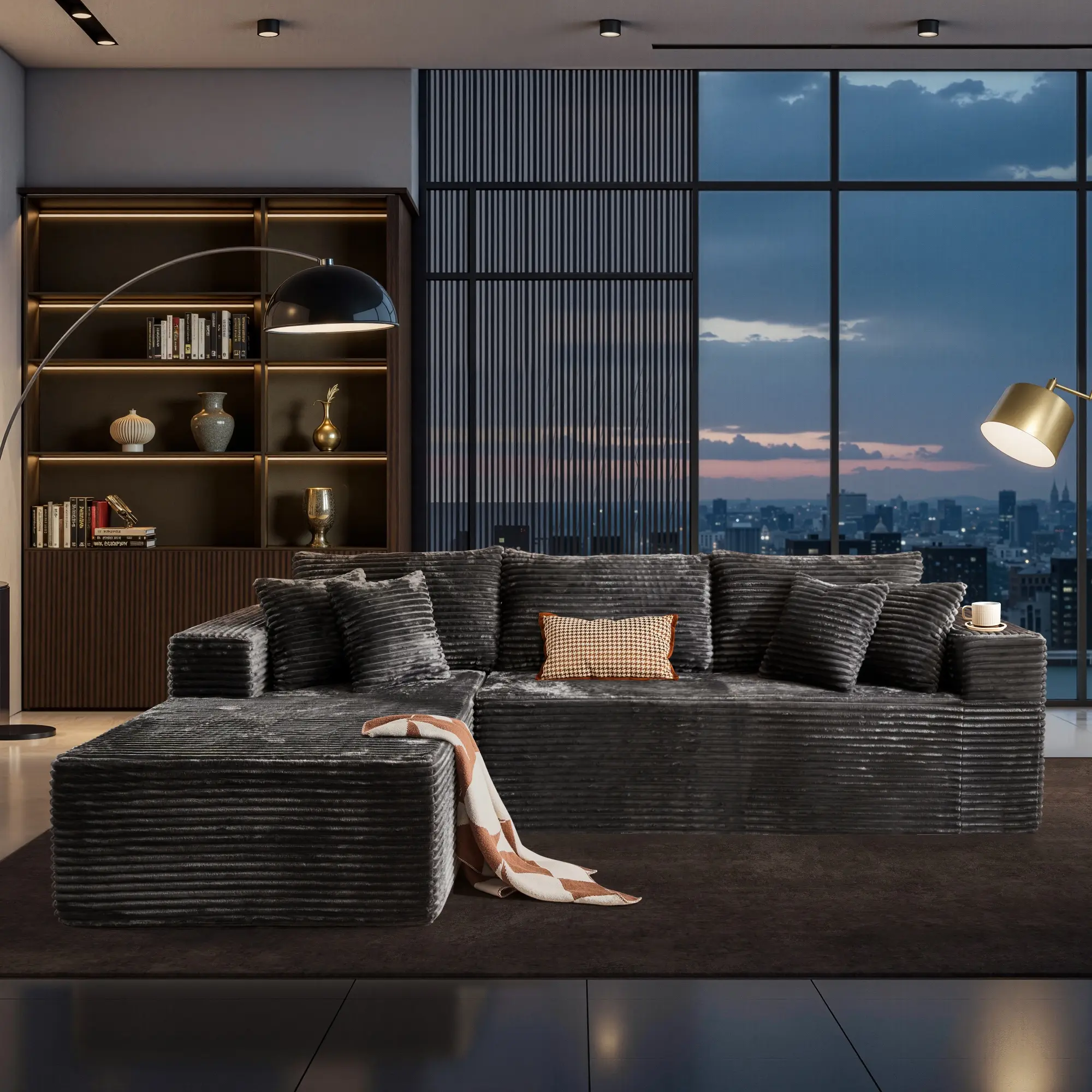 【Black Friday & Cyber Monday Deal】3 Packages Shipping OOSWIFT 108“Modern Boneless Couch Cloud Modular Sectional Sofa With Removable Ottomans & Chaise - Plush Corduroy , Deep Seat, Upholstered Couches, No Assembly Required for Living Room 【Black Friday & Cyber Monday Deal】3 Packages Shipping OOSWIFT 108“Modern Boneless Couch Cloud Modular Sectional Sofa With Removable Ottomans & Chaise - Plush Corduroy , Deep Seat, Upholstered Couches, No Assembly Required for Living Room