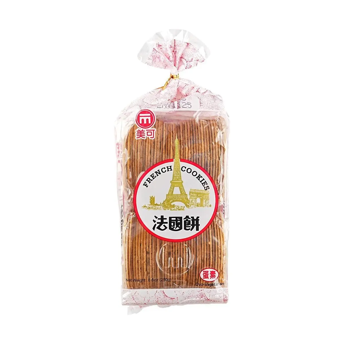 MEIKE Taiwanese French Thin Crispy Wafers 250g - Light & Airy Snack Biscuits