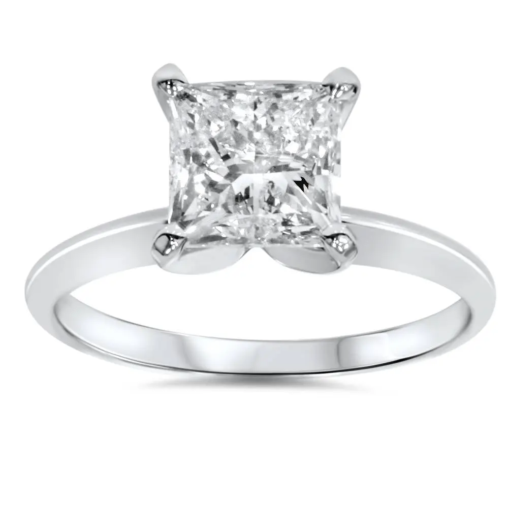 1ct Solitaire Diamond Ring 14K White Gold 1ct Solitaire Diamond Ring 14K White Gold