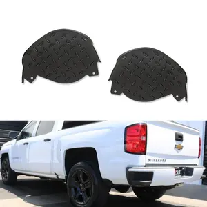 2pcs Bumper Step Pad For 2014 2015 2016 2017 2018 2019 Chevrolet Silverado 1500 Rear Left and Right Side, Replace OEM 23108150, 23108151