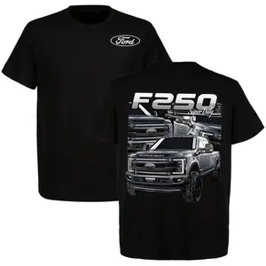 Ford F250 Trucks Men T-Shirt Ford Gang Short Sleeve Crewneck For Car Lover