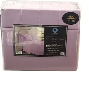 Luxury Collection Sheet & Pillowcase Sets, Super Soft Bedding Linens, Machine Wash Separately, Non-Chlorine Bleach, Tumble Dry on Low Heat