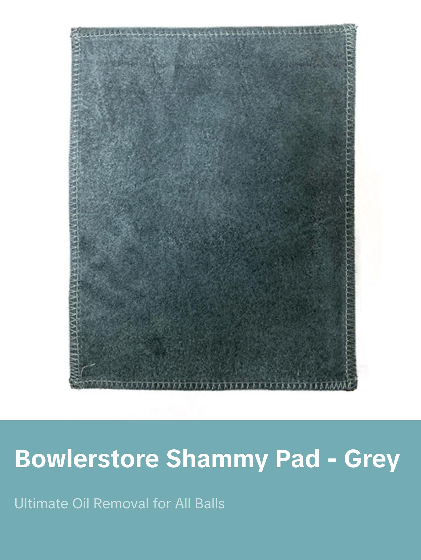 Bowlerstore Shammy Bowling Ball Cleaning Pad- Grey